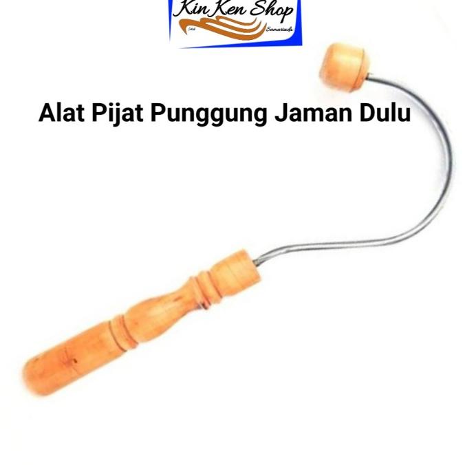 Alat Pijat Punggung Kayu Tradisional Manual Terapi Mandiri