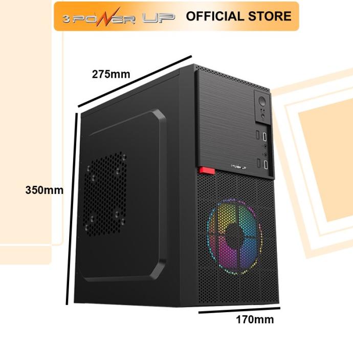 CASING POWER UP OPTIMAX / AEROMAX 550 560 SERIES PLUS PSU 500WATT