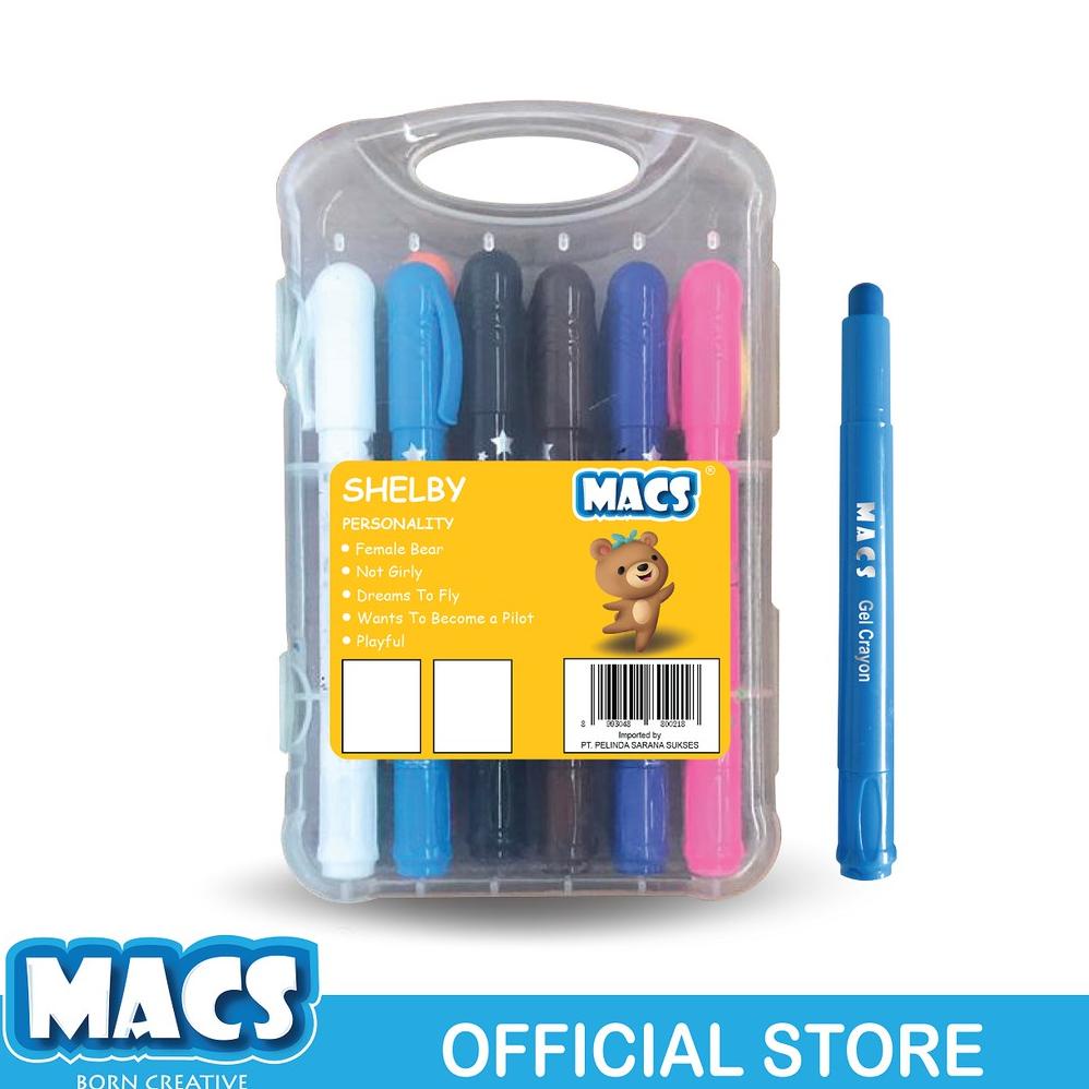 

SALE MACS GEL CRAYON 12 WARNA COLORS TEM372