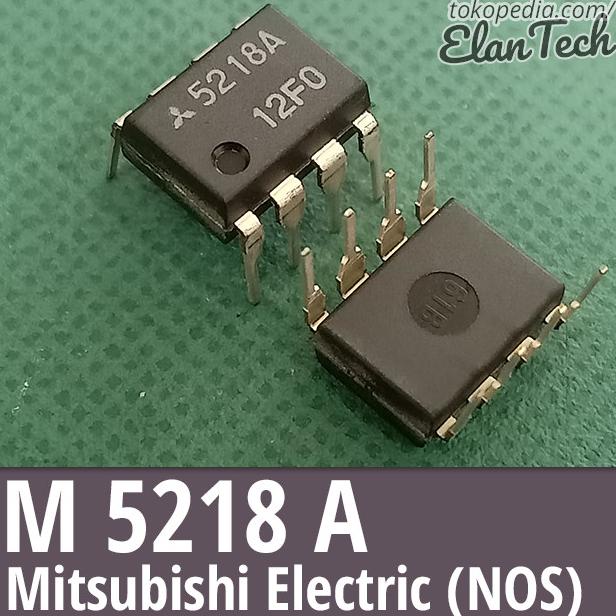 M5218A Dual Low Noise Op Amp Mitsubishi M5218 A Elan73c Ayo Beli