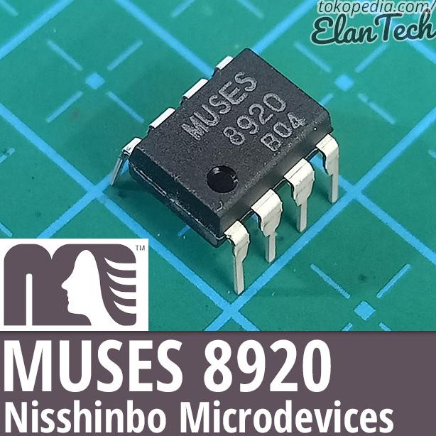 MUSES 8920 Audio J-FET Input Dual OpAmp Ori Original Asli Elan73c Diminati Banget