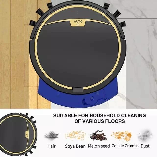 Terlaris Smart Sweeping And Mopping Vacuum Robot Rs300 (Ada Remot & Tangki Air)