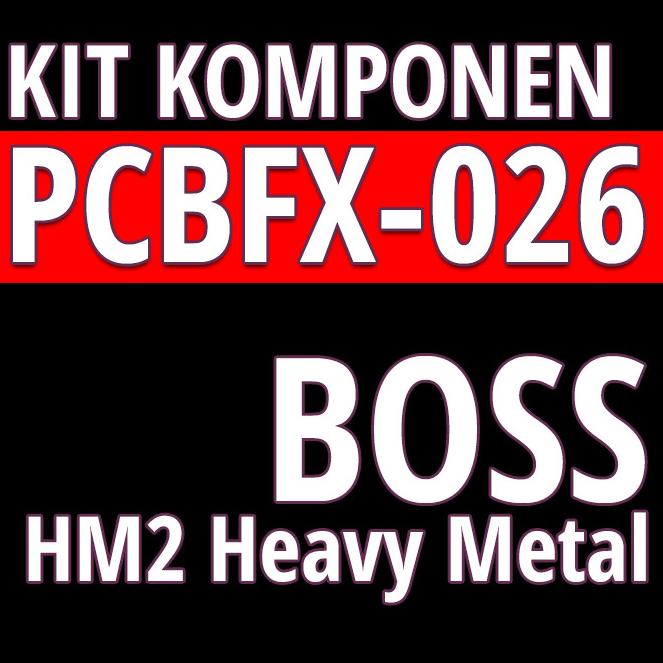 Kit Komponen T-Audio PCBFX-026 HM2 Efek Gitar Pedal Distorsi Segera Dapatkan
