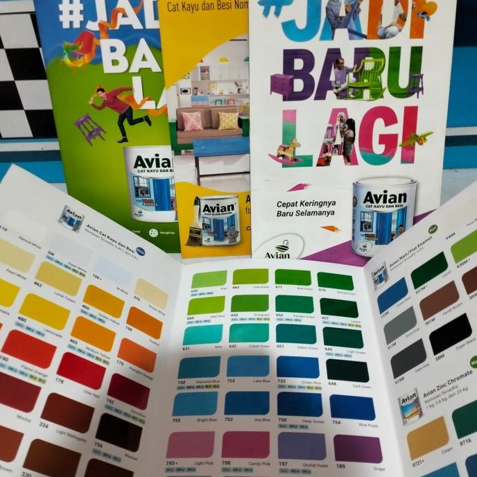 #@#@#@#@] Katalog cat Avian,katalog Avian,catalog cat Avian ,kartu warna avian