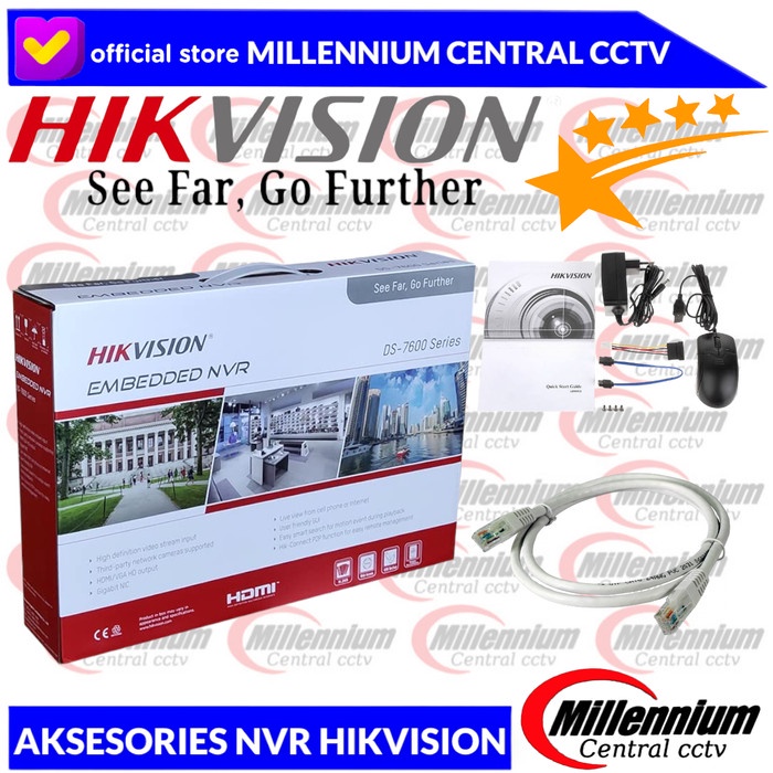 FLASH SALE NVR HIKVISION 4CH DS-7604NI-Q1 / NVR HIKVISION 4 CHANNEL TERBARU