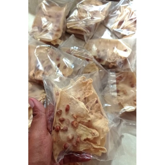 

Peyek kacang isi 10 pack