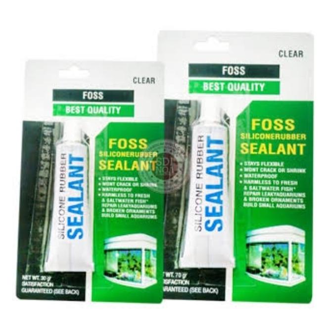 ```````] Lem kaca aquarium bening kecil 30gr,lem kaca silikon kecil 30 gr