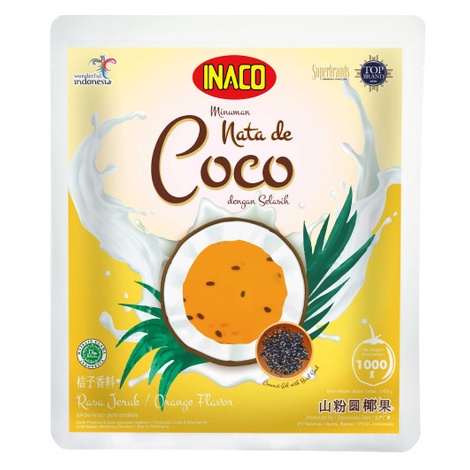 

Inaco Nata De Coco Selasih Orange 1kg