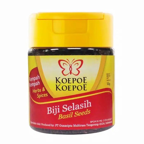 

Koepoe Koepoe Biji Selasih 50gr