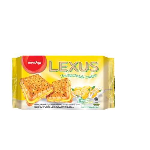 

Munchys Lexus Sandwich Lemon Cream 190gr