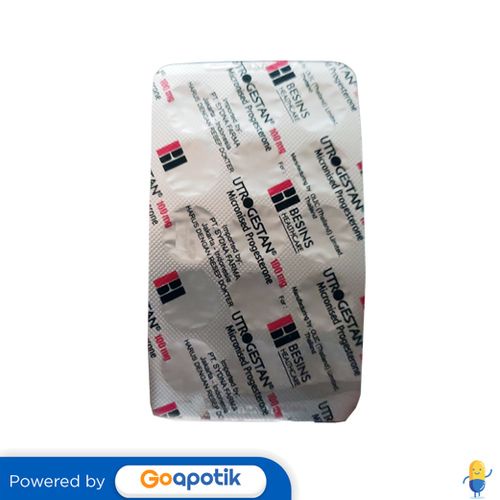 UTROGESTAN 100 MG STRIP 15 KAPSUL