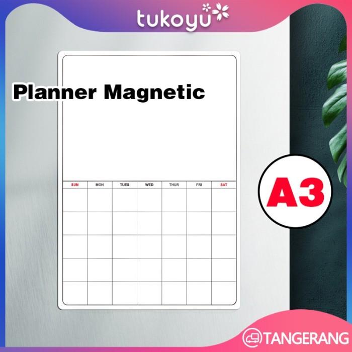 

Terlaris Mw569 A3 Papan Jadwal Magnet Planner Magnetic Sticky Notes Memo Tempel