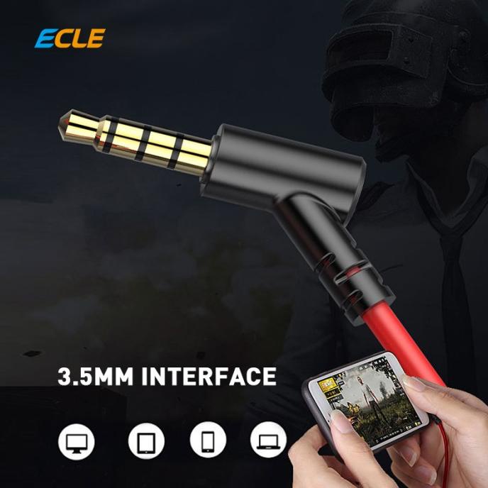 Grosir Ecle Headset Gaming 3.5Mm Interface Microphone Panjang