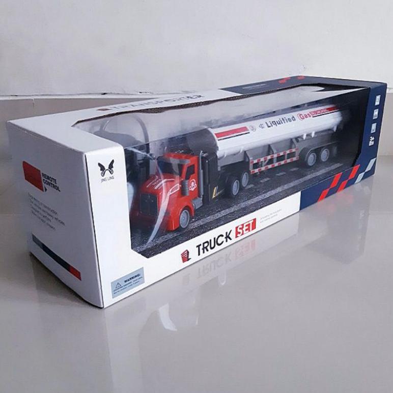 RC TRUCK TANKI KONTAINER REMOTE CONTROL - MOBIL MAINAN REMOT KONTROL TANGKI CONTAINER TRAILER MAFIA 