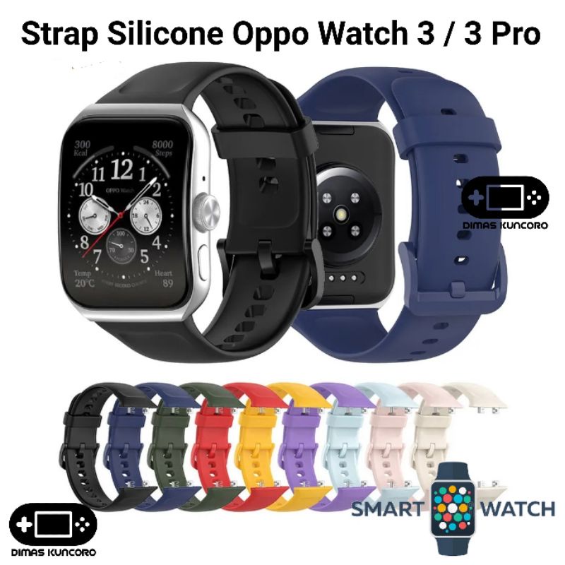 Strap Silicone Oppo Watch 3 PRO silicon tali jam smartwatch