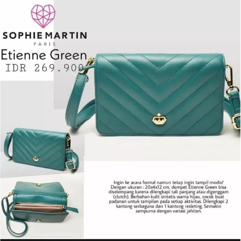 Dompet Wanita Tali Panjang Etienne Green Sophie Martin paris Ori