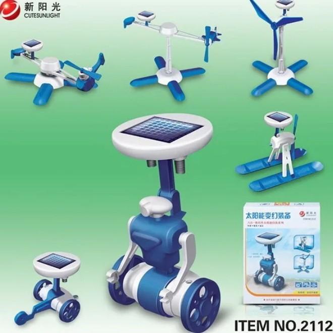 Promo Robot Edukasi Robot Solar 6 In 1 Orange Robotic Solar Mainan Anak Terbaru