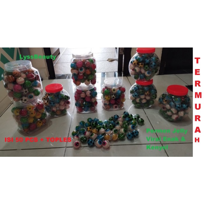 

Permen Jelly Lunak Permen Import Korea 100% Halal isi 50pcs FreeToples