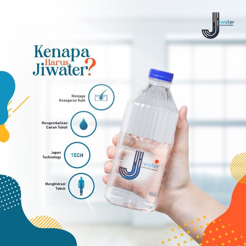 JWATER - Jiwater Natural Artesian Water dengan Teknologi Japan Tecnology