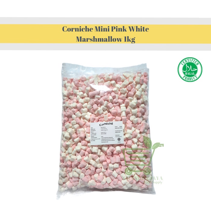 

Corniche Mini Pink White Marshmallow 1kg