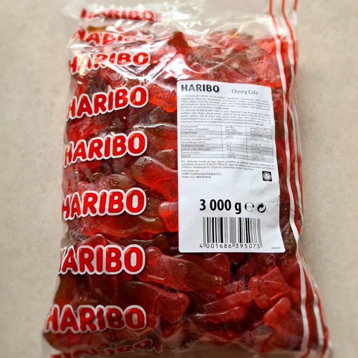 

HARIBO Cherry Cola Gummy 3000 Gram