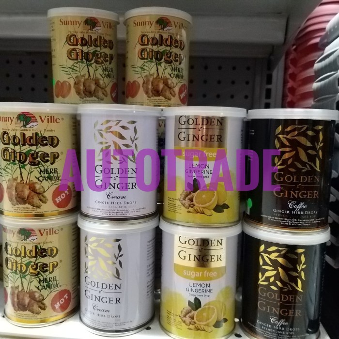 

SUNNY VILLE GOLDEN GINGER HERB CANDY FREE SUGAR PERMEN JAHE BEBAS GULA