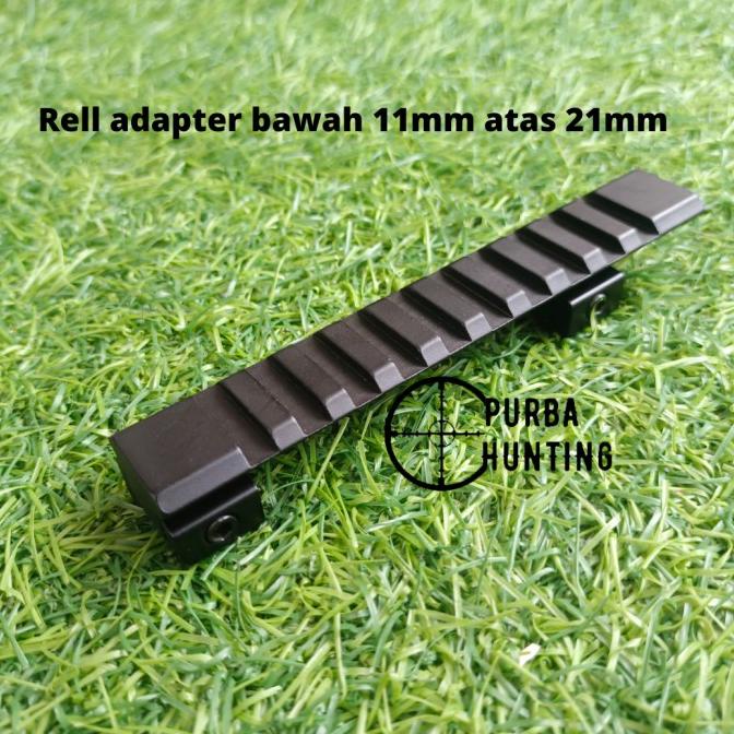rell peninggi 11mm ke 21mm - rail adapter - rell adaptor - riser