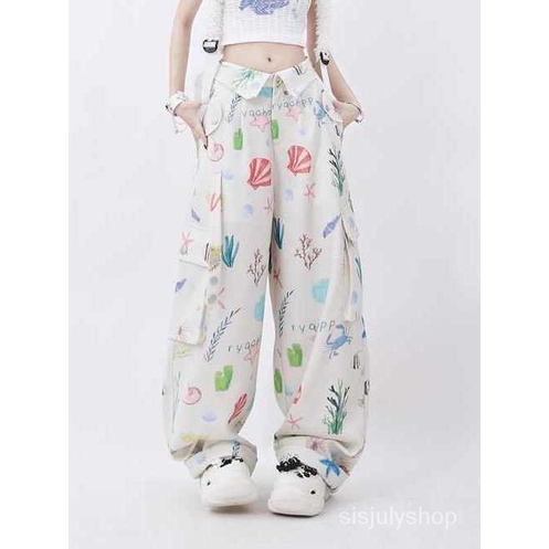 [✅BISA COD] #Sisjuly#  Celana panjang berkaki lebar wanita / Celana panjang berkaki lebar vintage Am