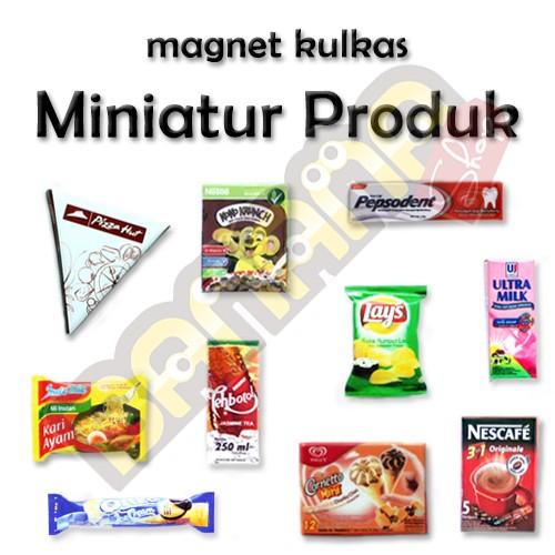 Magnet Kulkas - Miniatur Produk (paket 2)