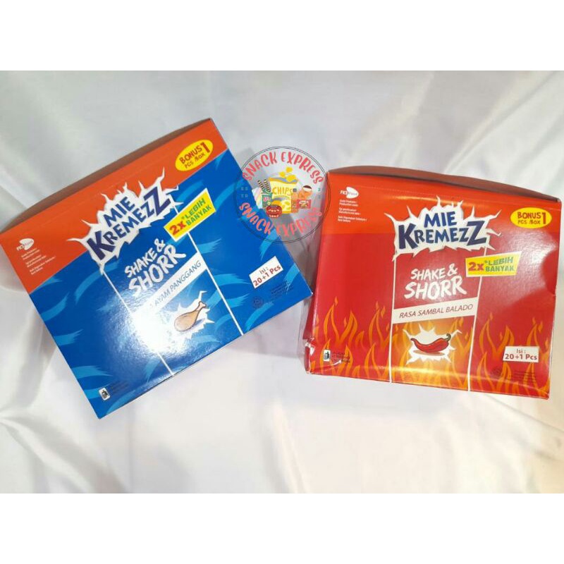 

Mie Kremezz Shor Box isi 21 pcs @16g