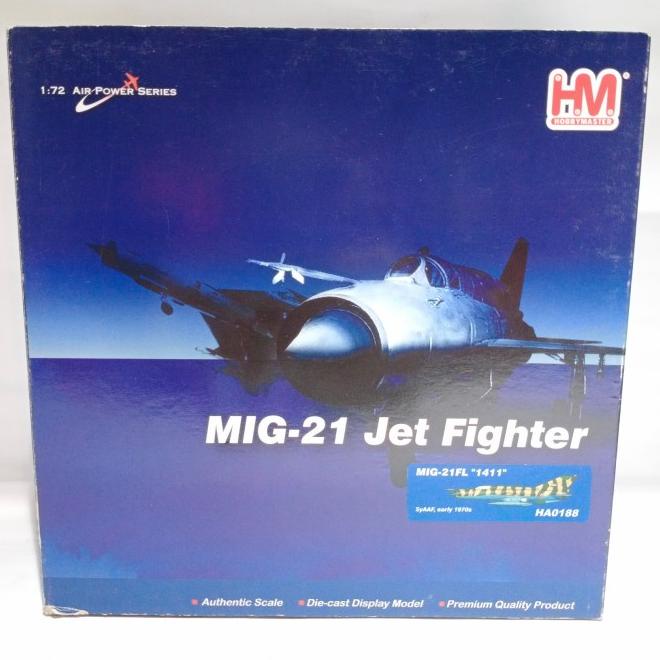 Diecast Pesawat Tempur Mig-21 Jet Figter Ha0188