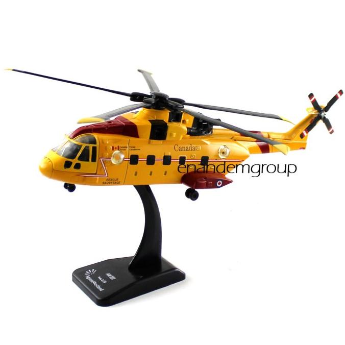 Diecast Miniatur Mainan Pesawat Sky Pilot Agusta Westland Metal