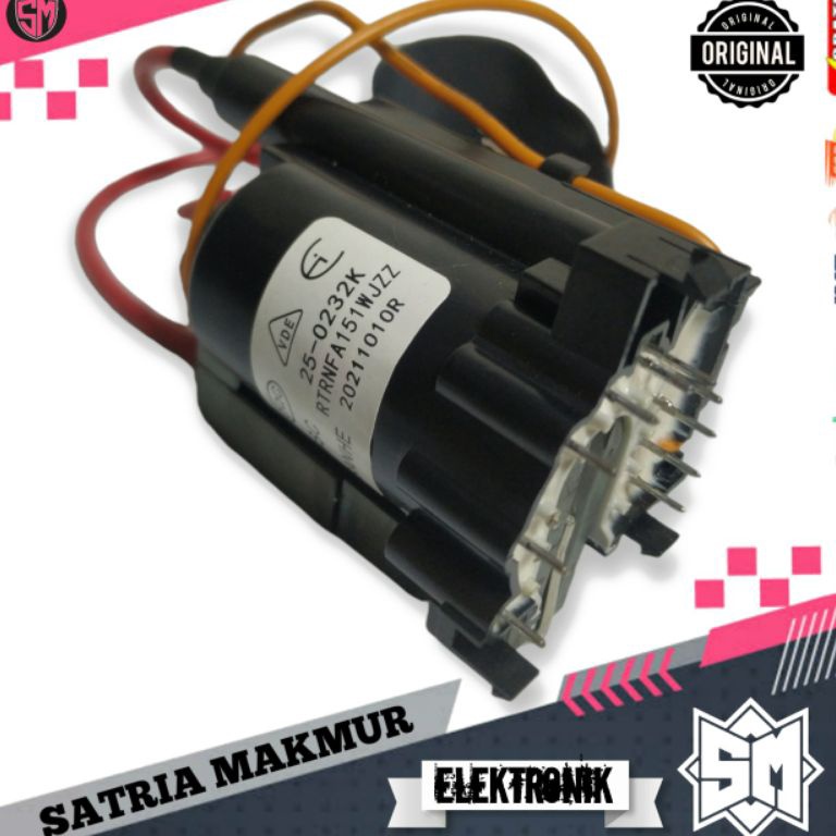 (9N2H-A Playback TV Tabung 21 SLIM Flyback Tv Sharp BSC25-0232K RTRNFA151WJZZ  Original HBB