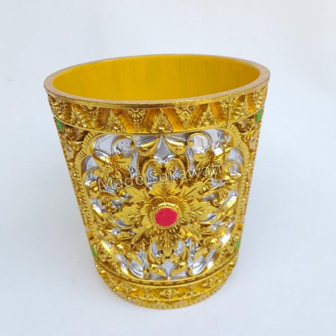 #####] Wadah Sangku Ukir plastik fiber tempat wadah daksina bali