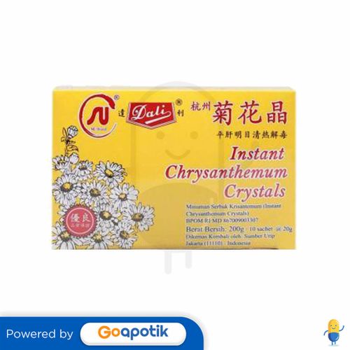 DALI INSTANT CHRYSANTHEMUM CRYSTALS 20 GRAM BOX 10 SACHET