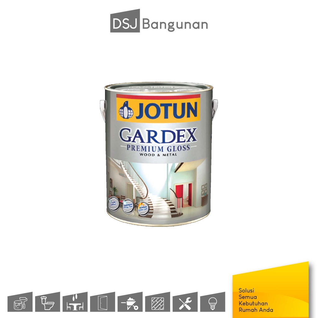 Jotun Gardex Premium Gloss/Semi Gloss Cat Kayu & Besi 5 L