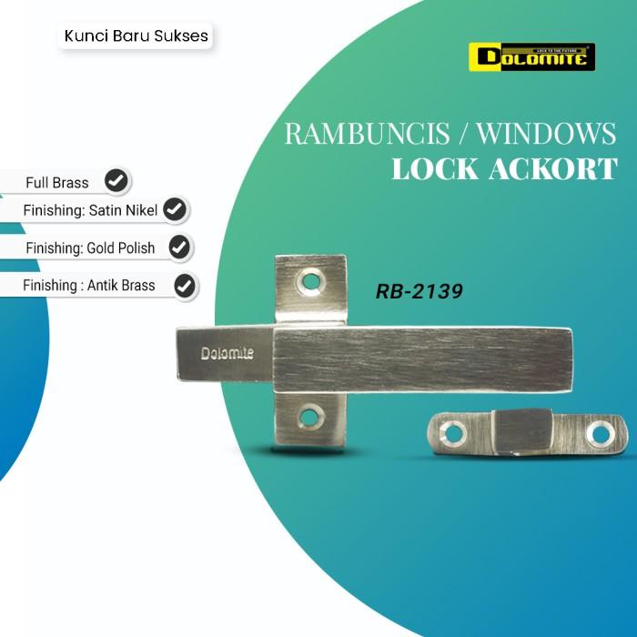 Terlaris Rambucis Kunci Slot Jendela Dolomite Minimalis