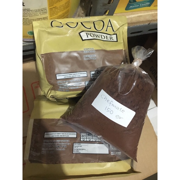 Chefmate Cocoa Powder repack 150gr Kakao Bubuk Coklat Bubuk Cokelat