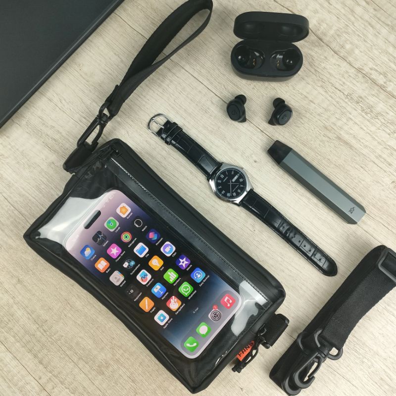 FANSY CLUTCH POUCHBAG DENVER - TAS PRIA WANITA SLINGBAG MULTIFUNGSI