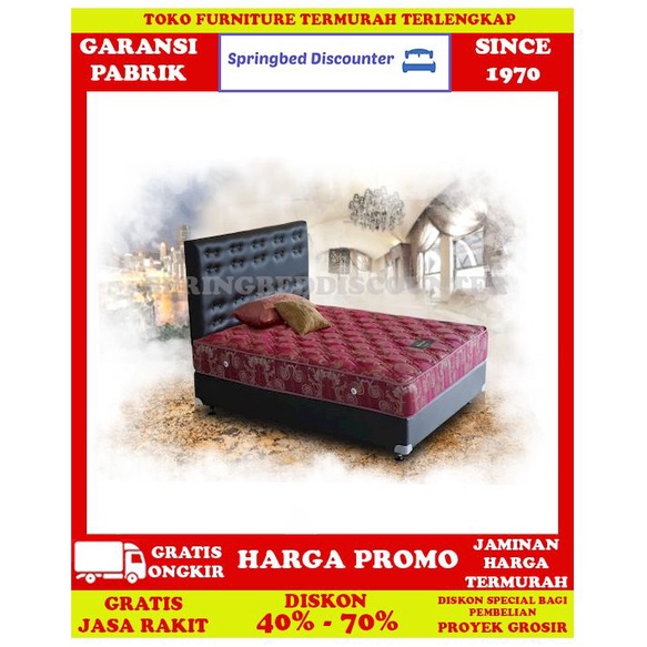 Springbed Spring Bed Kasur Elite Serenity Superior 100x200 Komplit Set