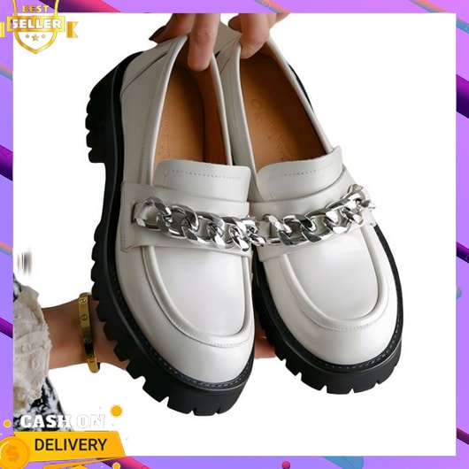 Sandal Wanita Kekinian 2023 Simple Elegan Sepatu Santai Docmart Casual Hak Tinggi Wisuda Slip On Per