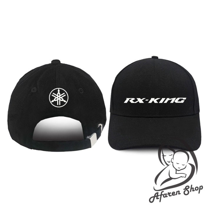 TOPI PRIA baseball caps pria premium sport yamaha rx king 01 - Hitam H8R3 tahan lama cod top seller 