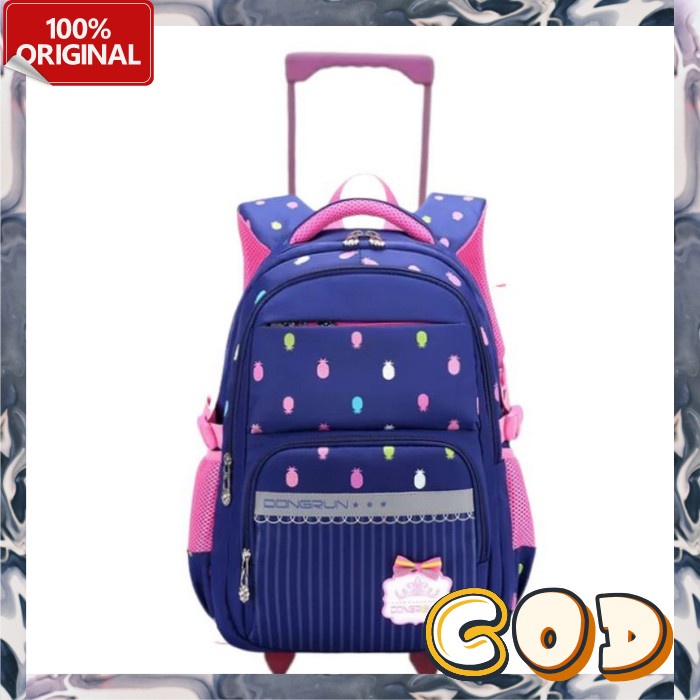 Trolley Anak Backpack Cewek Sklh Tad Ransel Murah Tss Rensel Troli Beckpack Tas Anak Kecil Perempuan