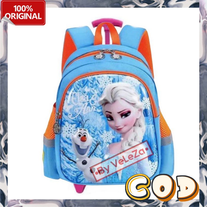 Tas Trolley Troli Anak Laki Laki Rangsel Backpack Troli Beckpack Tas Anak Perempuan Tas Ransel Koper