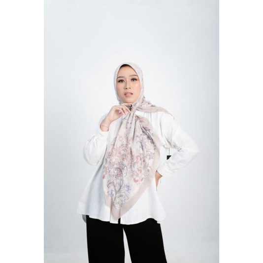 Zenobia Scarves Labella Series 115x115 | Hijab Printing Voal Premium