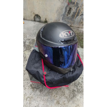 HLM KYT TT COURSE BLACK DOF