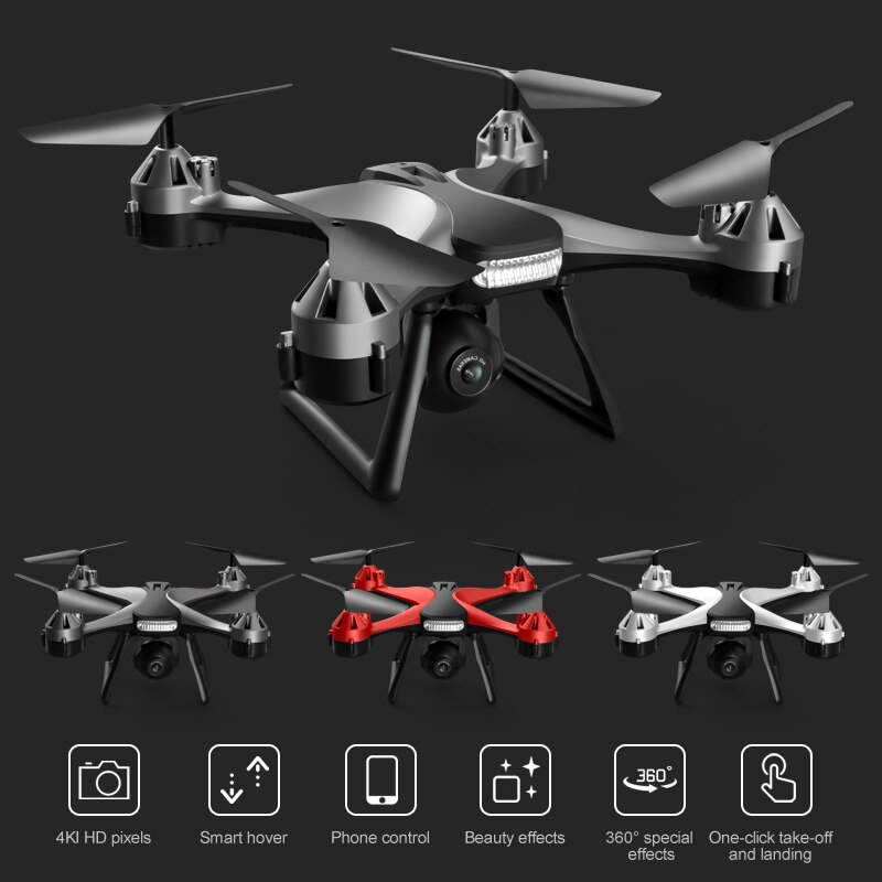 Drone Mini 4K Kamera Ganda HD Profesional, Drone Quadcopter RC 2023 Mainan Helikopter Anak Laki-laki