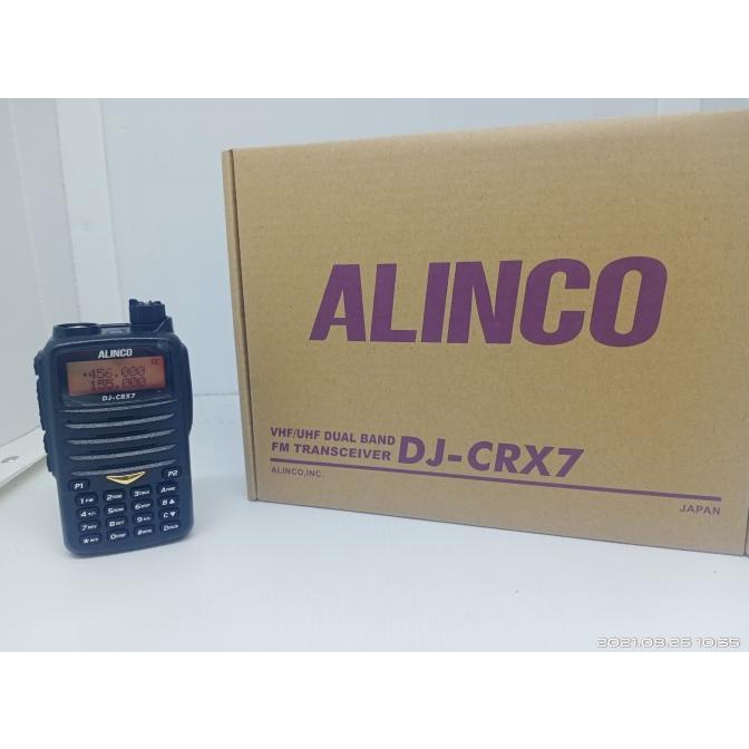 HT ALINCO DJ-CRX7 DUALBAND - HT ALINCO DJ CRX 7 VHF / UHF ORIGINAL