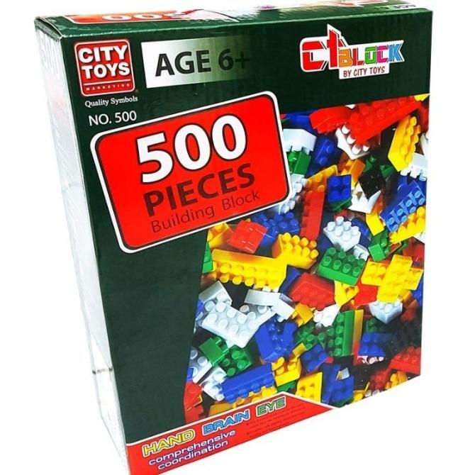 Mainan Edukasi Anak Building Block CT Lego Isi 500PCS Ukuran Kecil bah