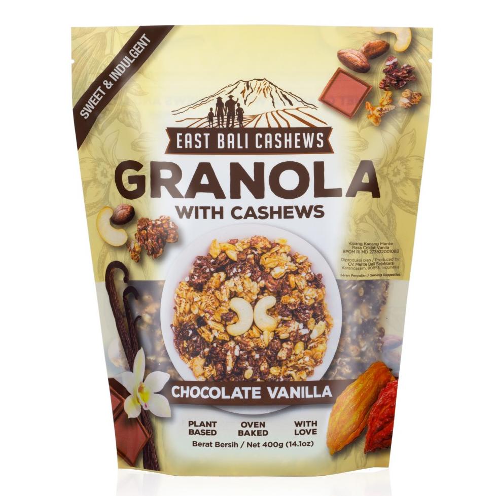 

East Bali Cashews Granola 400gr Best Seller